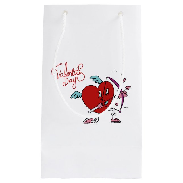 CUPID HEART SMALL GIFT BAG (Front)