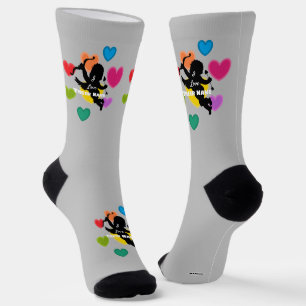 Cupid Heart Socks HAMbyWG