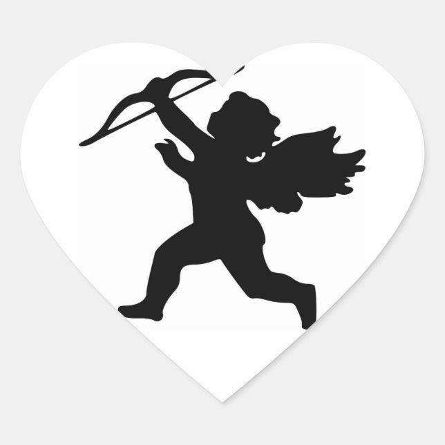 CUPID HEART STICKER (Front)