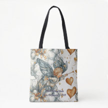 Cupid In Clouds And Hearts