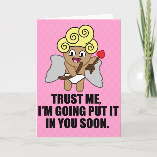 Cupid is going to put "it" in you holiday card (Front)
