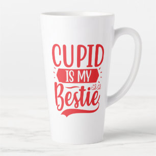 cupid is my bestie latte mug