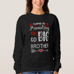 Cupid Is Promoting Me To Big Brother Toddler Valen Sweatshirt