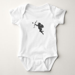 Cupid love silhouette baby bodysuit