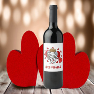 Cupid Love Tokens  Wine Label