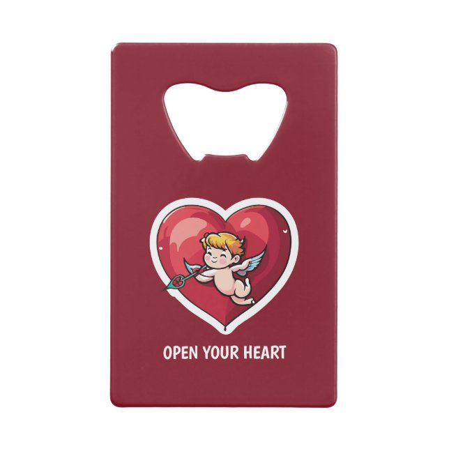Cupid on Red Heart (Front)