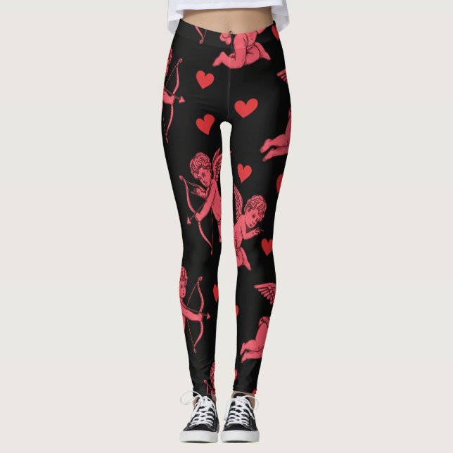 Cupid Pink Leggings (Front)