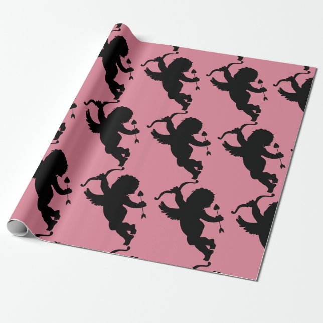 CUPID PINK Wrapping Paper (Unrolled)
