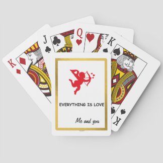 Cupid Playing Cards