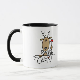 Cupid Reindeer Tshirts and Gifts Mug