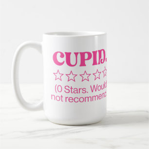 Cupid Review 0 Stars Would Not Recommend Funny  Coffee Mug