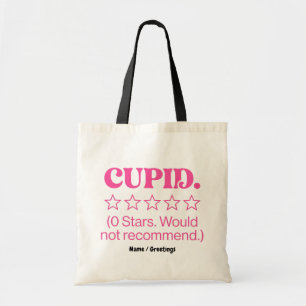 Cupid Review 0 Stars Would Not Recommend Funny  Tote Bag