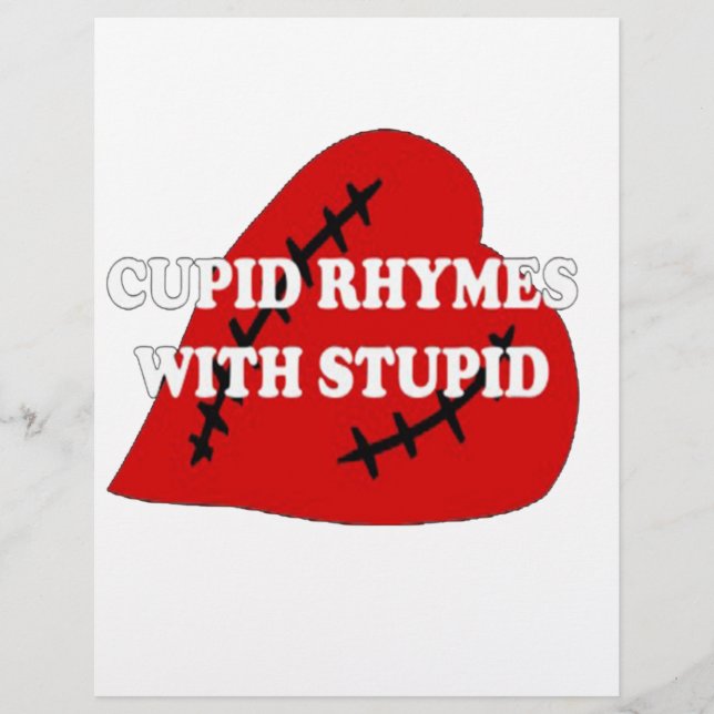 Cupid Rhymes With Stupid (Front)