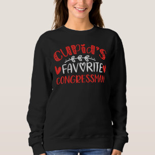Cupid S Favourite Congressman Romance Couples Men  Sweatshirt
