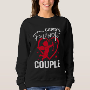 Cupid’s Favourite Couple - Funny Valentine’s Day  Sweatshirt