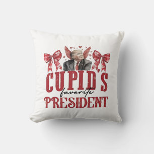Cupid’s Favourite President Valentine Trump  Cushion