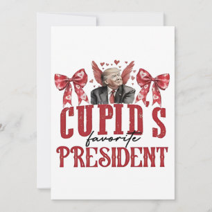Cupid’s Favourite President Valentine Trump Invitation