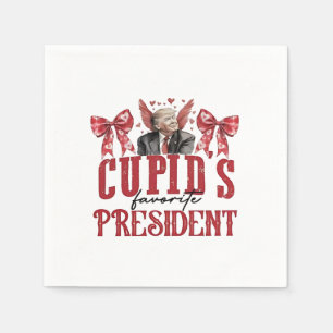 Cupid’s Favourite President Valentine Trump Napkin