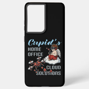 Cupid’s Home Office, Drone Valentine’s Day Samsung Galaxy Case