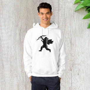 Cupid Silhouette Mens Hoodie
