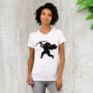 Cupid Silhouette Womens T-Shirt