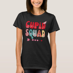 Cupid Squad Hearts Funny Valentine's Day Gifts Wom T-Shirt