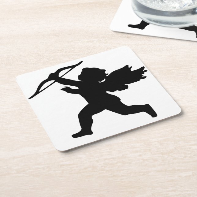 CUPID SQUARE PAPER COASTER (Angled)
