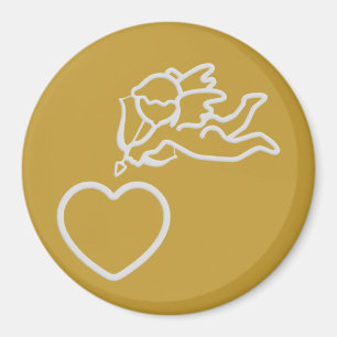 Cupid Strikes custom magnet