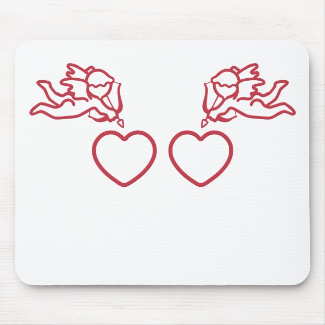 Cupid Strikes custom mousepad (Front)