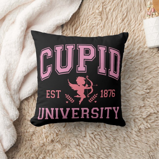 Cupid University Valentine Gift Cushion (Blanket)