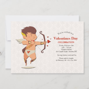 Cupid Valentines Day Party Invitation
