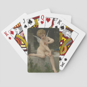 Cupid With a Butterfly (by Bouguereau) Playing Cards