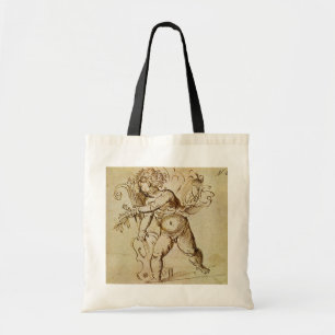 Cupid with a Violin by Domenico Campagnola Tote Bag