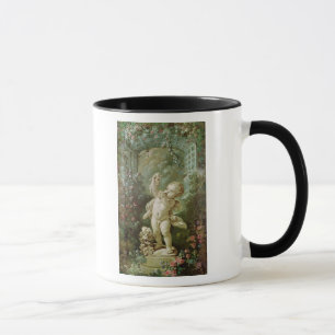 Cupid with Grapes Mug