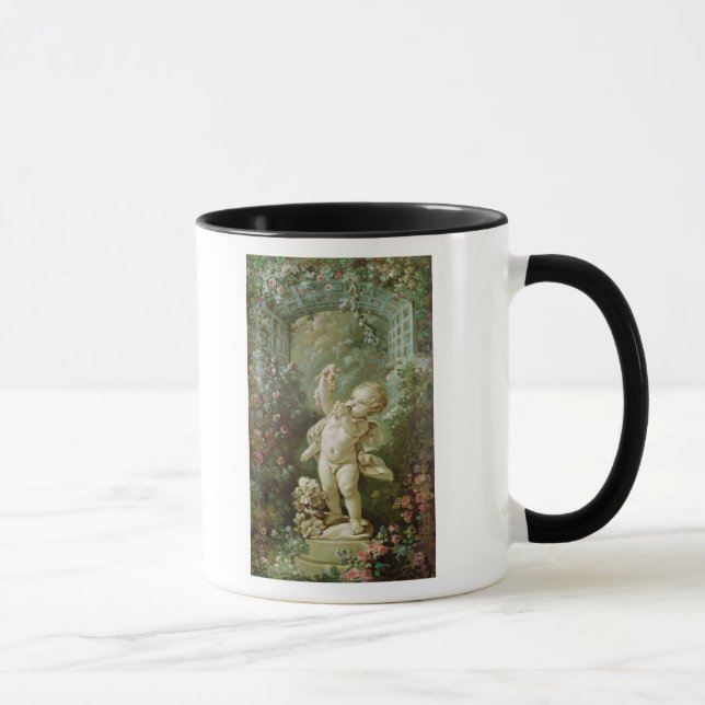 Cupid with Grapes Mug (Right)