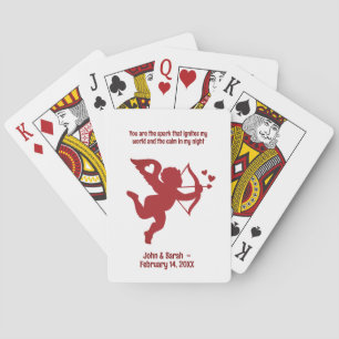 CUPID You are the spark that ignites my world and Playing Cards