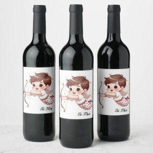 Cupid's Arrow Customise Birthday Party   Wine Label