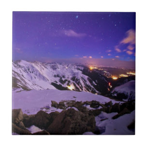 Cupid's Celestial View Ceramic Tile