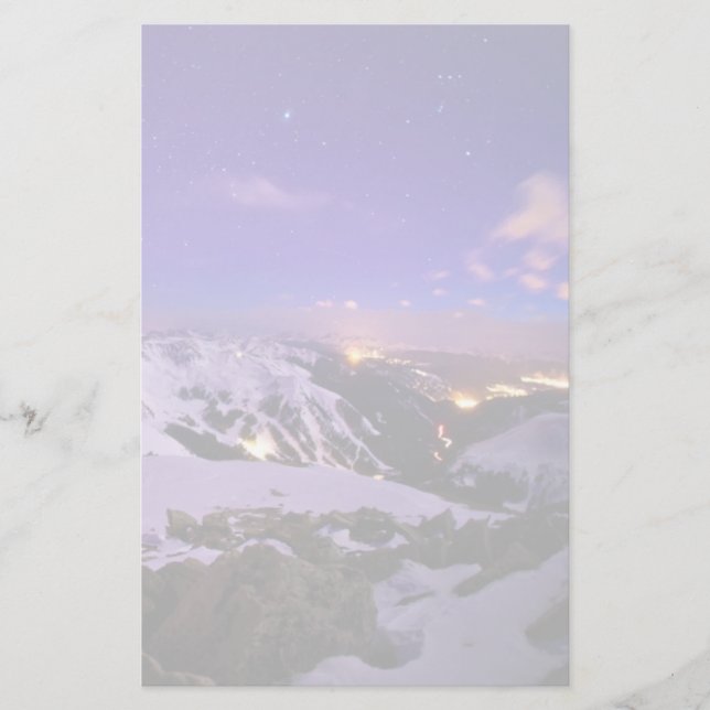 Cupid's Celestial View Stationery (Front)