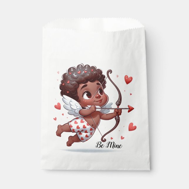 Cupid's Charm Customise Birthday Party   Favour Bag (Front)