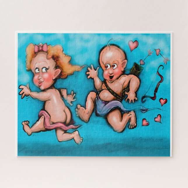 Cupid's Chase Jigsaw Puzzle (Horizontal)