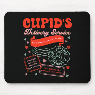 Cupid's Delivery Service Labour And Delivery Nurse Mouse Pad