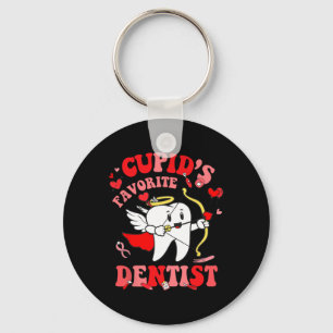 Cupid's Favorite Dentist Valentine Dental Squad Is Key Ring