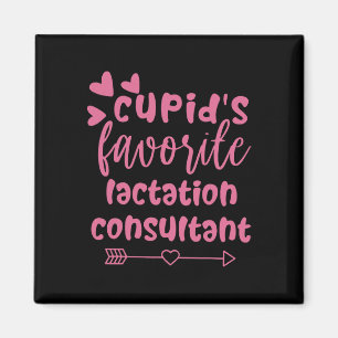 Cupid's Favorite Lactation Consultant Valentines D Magnet