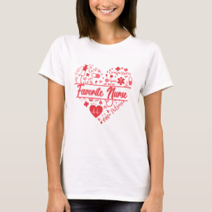  Cupids Favorite Nurse T-Shirt