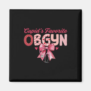 Cupid's Favorite Ob-gyn Coquette Stethoscope Ob Nu Magnet
