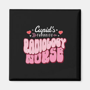 Cupid's Favorite Radiology Nurse Valentine's Day H Magnet