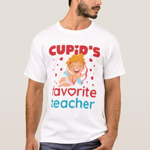 Cupid's Favorite Teacher Cute Valentine's Day T-Shirt