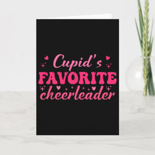 Cupids Favourite Cheerleader Valentine Day Love Ch Card
