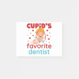 Cupid's Favourite Dentist Valentine's Day Post-it Notes